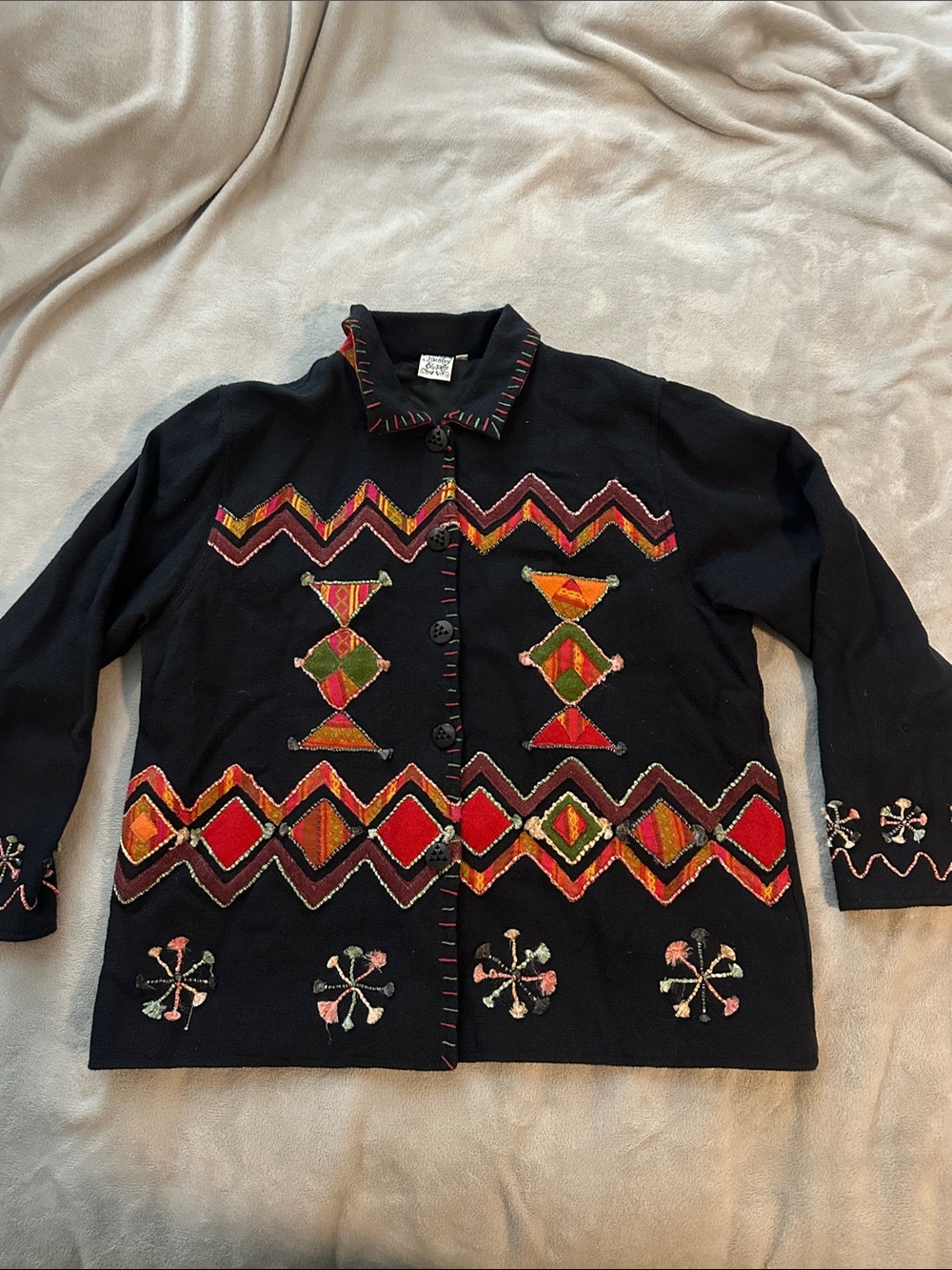 Vintage sweater jacket